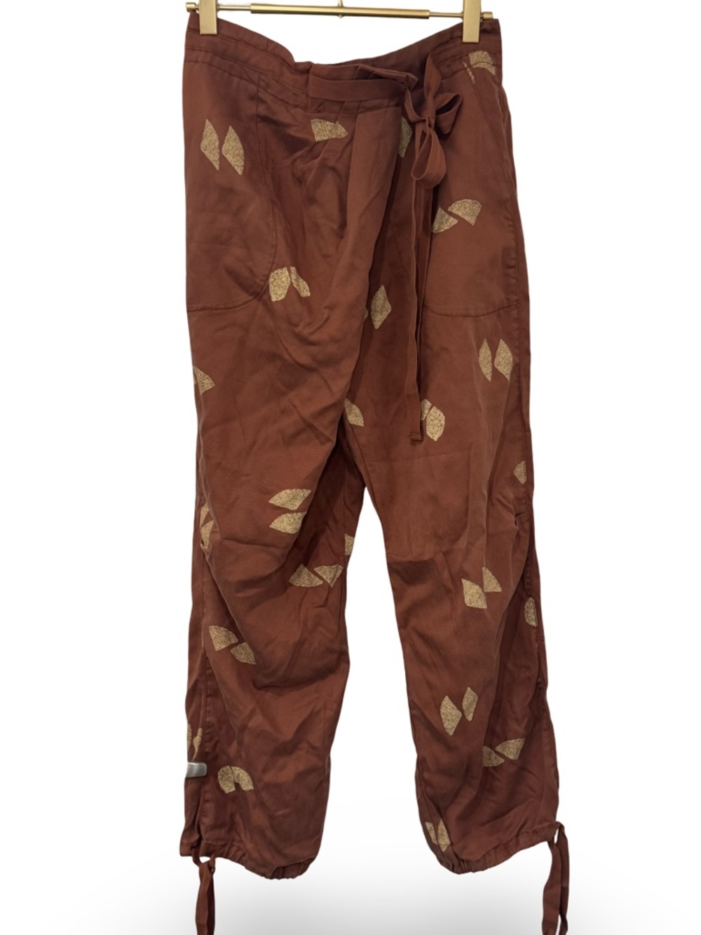 Anthropologie Pilcro asymmetrical harem capri pant printed boho